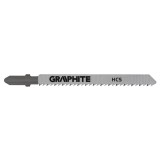 Set 2 lame pentru fierastrau vertical Graphite, CrV, 75x100 mm, 10TPI, prindere T