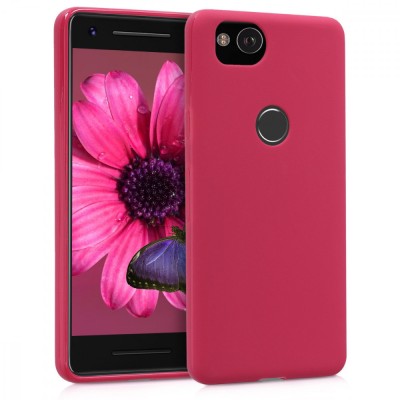 Husa pentru Google Pixel 2, Silicon, Roz, 43081.100 foto