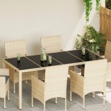 vidaXL Placă de masă 4 pcs Negru sticlă securizată 318763