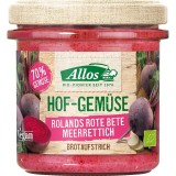 Crema Tartinabila de Sfecla Rosie si Hrean Fara Gluten Bio 135 grame Allos, Allos &amp; Derit