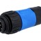 Conector Circular 7 PIN Mufă pe Cablu Argintat