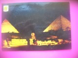 HOPCT 6877 NOCTURNA PIRAMIDELE DIN GIZA -EGIPT -AFRICA-NECIRCULATA, Printata