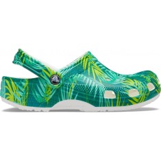 Sabo?i Crocs Classic Tropical Clog Alb - White/Multi foto