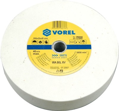 Disc abraziv fin 200x20x40 mm VOREL foto