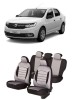Set huse scaune Dacia Logan II (2012-2020) Compatibile cu sistem AIRBAG, Umbrella