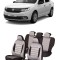 Set huse scaune Dacia Logan II (2012-2020) Compatibile cu sistem AIRBAG