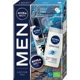 Nivea Men Daily Trio set cadou (pentru fata si corp) pentru bărbați