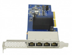 Placa Retea Server Ethernet 4 port Gigabit Intel I350-T4 Full Height - IBM 47C8210 foto