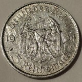 Germania Nazista 5 reichsmark 1934 F argint