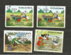 No(8)timbre-Romania 1986-L.P.1153-WALT DISNEY II-deparaiate, Stampilat