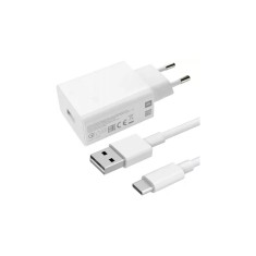 Incarcator Fast Charge Xiaomi MI 9 MI 9SE MI 9T Redmi Note 10 MDY-10-EL,27W, Quick Charge cu cablu Type C 5A Alb