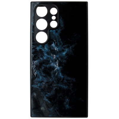 Husa tip capac spate silicon TPU + plastic multicolor, Blue Nebula, pentru Samsung Galaxy S24 Ultra foto