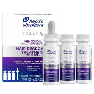 Set Solutie, Head &amp;amp;amp; Shoulders, Scalp X, impotriva Caderii Parului, 2%, pentru Femei, Tratament 3 Lun foto