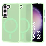 Husa Samsung Galaxy S23 Techsuit HaloFrost&Atilde;&sbquo;&Acirc;&nbsp;MagSafe Series, verde deschis