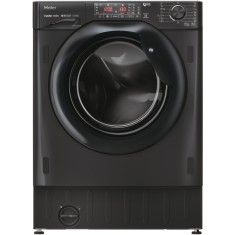 Masina de spalat rufe cu uscator incorporabila Haier HWDQ90B416FWBB-S, 9+5 Kg, 1600 rpm, Inverter BPM, Instant Mix Technology, Refresh, I-Time, Aquast