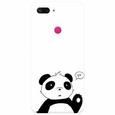 Husa silicon pentru Xiaomi Mi 8 Lite, Panda Cellphone foto