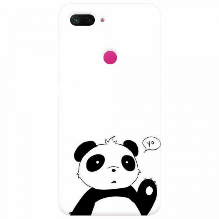 Husa silicon pentru Xiaomi Mi 8 Lite, Panda Cellphone