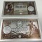 Romania&ndash;lot 30 buc.reproduceri-Bancnote polimer placate cu Ag 999&permil; si Au de 24k