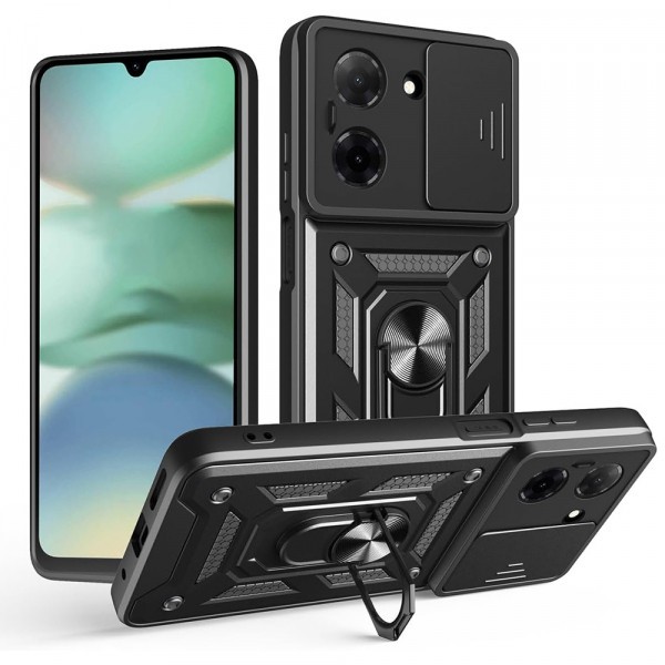 Husa pentru Xiaomi Redmi A5 4G (Regional), Techsuit, CamShield, Neagra