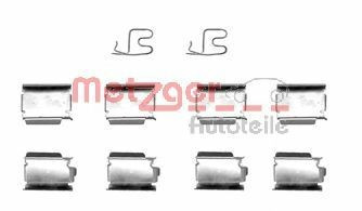 Set accesorii, placute frana OPEL TIGRA TwinTop (2004 - 2016) METZGER 109-1246 foto