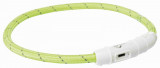 Zgarda cu Led, L-XL, 65 cm 7 mm, Verde, Incarcare Usb, 12702