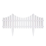 Gardulet din plastic Green Garden, 60.5 x 32.5 cm, 4 piese, Alb