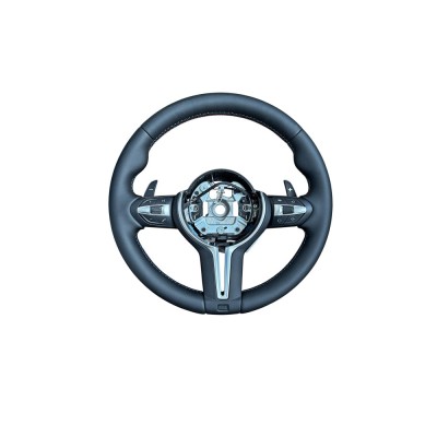 Volan sport piele compatibil BMW Seria 5 E60/ E61, Seria 6 E63/ E64 pana la 09/2005 Cod: OCH-17 foto