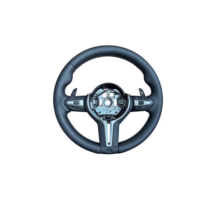 Volan sport piele compatibil BMW Seria 5 E60/ E61, Seria 6 E63/ E64 pana la 09/2005 Cod: OCH-17