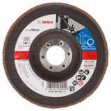 Cumpara ieftin Disc de slefuire evantai BOSCH X571 pentru metal ,D 125 mm; G 120, cu degajare