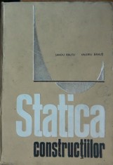 Statica Constructiilor Culegere De Probleme - Sandu Rautu, Valeriu Banut
