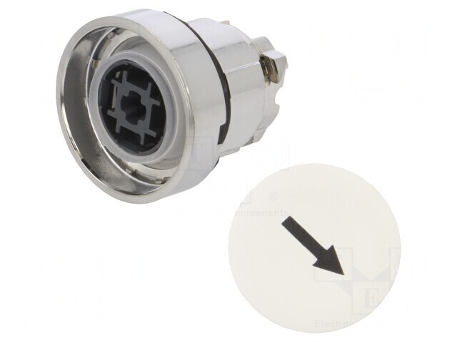 Comutator Apăsare 22mm Alb