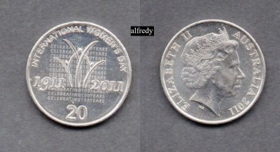 Australia 2011 20 cents foto