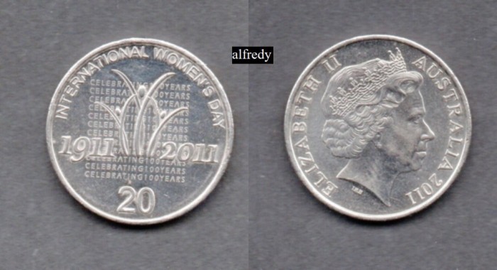 Australia 2011 20 cents
