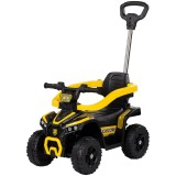 Cumpara ieftin Masinuta de impins Chipolino ATV cu maner yellow