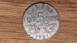 Cumpara ieftin Moneda Canada 5 Cents 1931 George V, KM#29, Colectie, Stare Buna