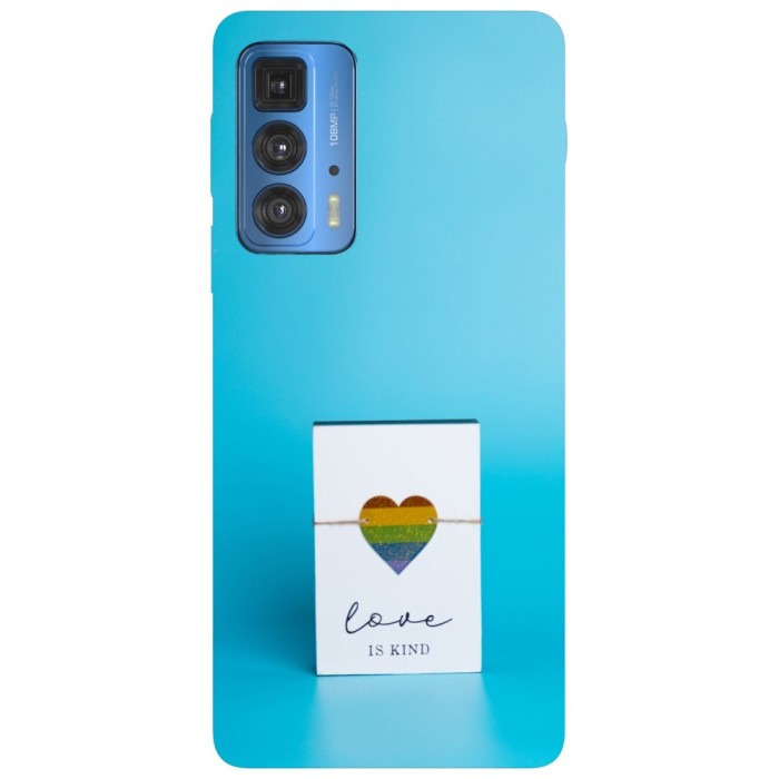 Husa compatibila cu Motorola G20 model Love is kind, Silicon, TPU, Viceversa