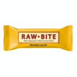 Baton vegan cu cacao si portocale Orange Cacao, 50g, Raw Bite