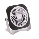 Ventilator mini birou Equation, 3 W, 2 viteze, USB, Negru