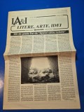 Ziarul litere ,arte , idei - 15 februarie 1993 - oana pellea , irina badescu
