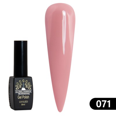 Oja semipermanenta BLACK ELITE, Global Fashion 8 ml, 071 foto