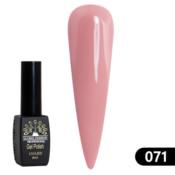 Oja semipermanenta BLACK ELITE, Global Fashion 8 ml, 071