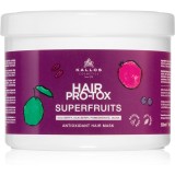 Kallos Hair Pro-Tox Superfruits masca pentru regenerare pentru par obosit fara stralucire 500 ml