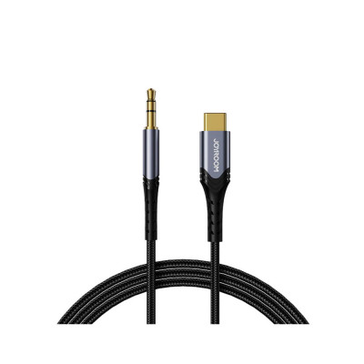 Cablu audio Hi-Fi Jack 3.5mm la Type-C, 1m, SY-A03 JoyRoom Negru foto