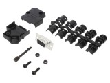 Conector D-Sub 15 pini mamă 45&deg; pentru cablu