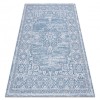 Covor sisal Loft 21213 Ornament albastru si argintiu si fildeş, 120x170 cm