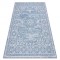 Covor sisal Loft 21213 Ornament albastru si argintiu si fildeş, 120x170 cm