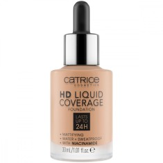 Fond de ten HD Liquid Coverage Foundation 040 - Warm Beige, 30ml, Catrice