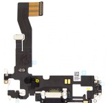 Banda Flex Incarcare iPhone 12 Pro, Negru, Mufa Dock Conector