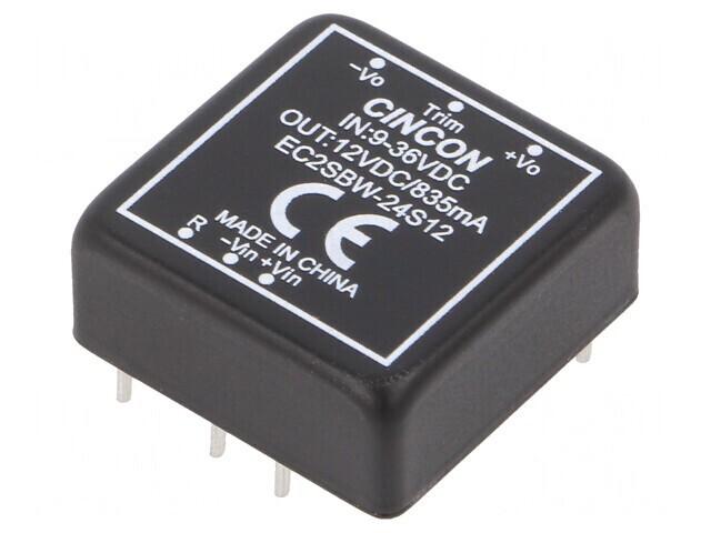 Convertor DC/DC 10W 9-36V la 12V 835mA
