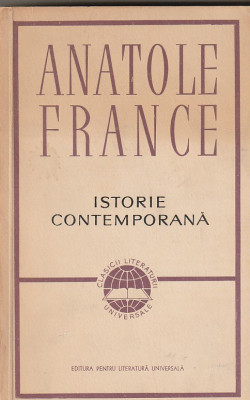 ANATOLE FRANCE - ISTORIE CONTEMPORANA ( CLUV ) foto